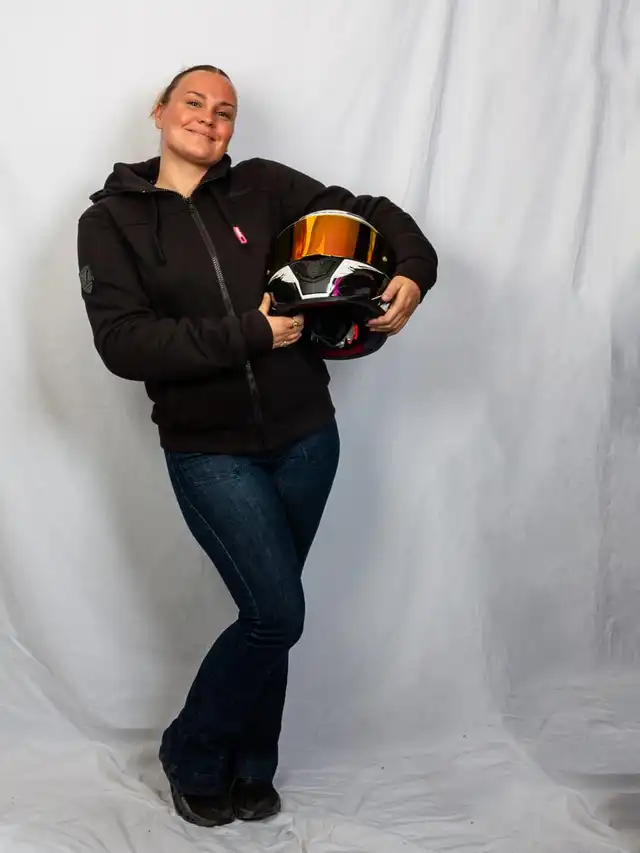 Bullfighter Atlas Dame Hoodie Svart/Rosa 