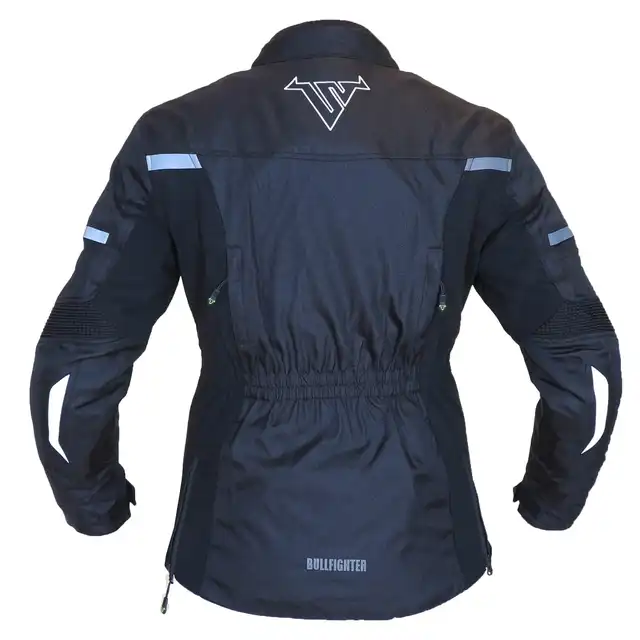 Bullfighter Trixy Dame MC-Jakke Svart/Hvit 
