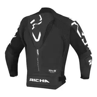 Richa Stradale Skinnjakke Svart/Hvit