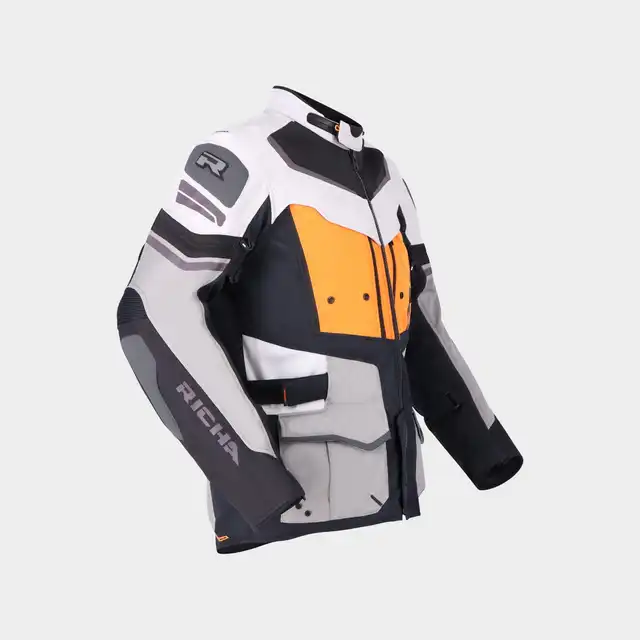Richa Infinity 2 Adventure MC-Jakke Grå/Oransje 