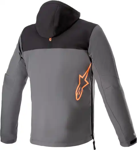 Alpinestars Hoodie Sherpa Svart/Grå/Rød