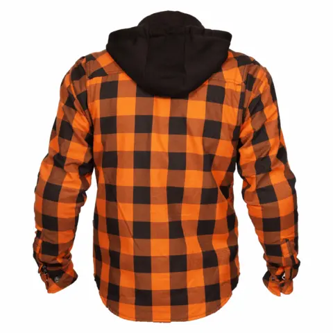 Bullfighter Flanellskjorte m/Hette Oransje/Svart