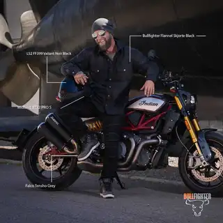 Bullfighter Flanellskjorte MørkeGrå