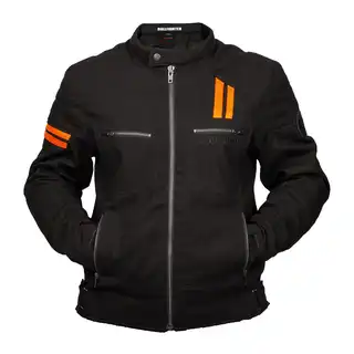 Bullfighter Hero II MC-Jakke Svart/Oransje