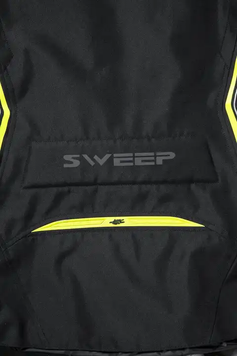 Sweep Outback MC-Jakke Svart/Gul