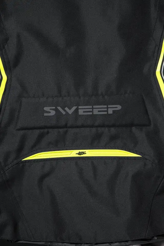 Sweep Outback MC-Jakke Svart/Gul 