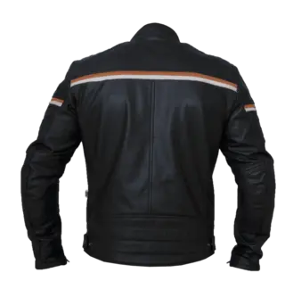 Bullfighter Tommy Skinnjakke Sva/Hvit/Ora