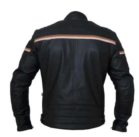 Bullfighter Tommy Skinnjakke Sva/Hvit/Ora 