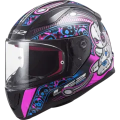 LS2 MC-Hjelm FF353 Rapid Mini Vodoo Rosa