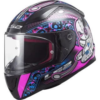 LS2 MC-Hjelm FF353 Rapid Mini Vodoo Rosa