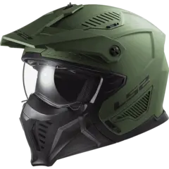 LS2 Halvhjelm OF606 Drifter Solid Matt Militær Grønn