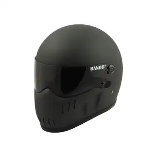 Bandit XXR Matt Svart - Ikke CE