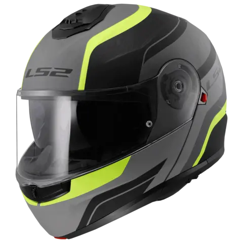 LS2 Åpningshjelm FF908 Strobe II Monza Svart/Gul