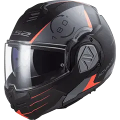 LS2 Åpningshjelm FF906 Advant Codex Svart Titanium