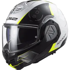 LS2 Åpningshjelm FF906 Advant Codex Svart/Hvit