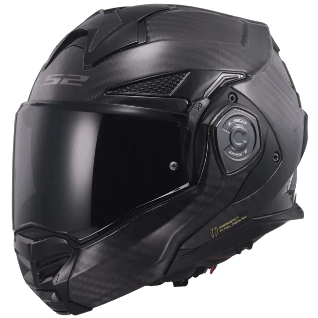 LS2 Åpningshjelm FF901 Advant X Gloss Carbon 