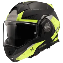 LS2 Åpningshjelm FF901 Advant X Oblivion Matt Svart/Gul