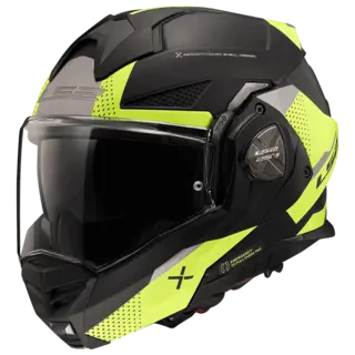 LS2 Åpningshjelm FF901 Advant X Oblivion Matt Svart/Gul