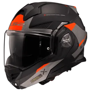 LS2 Åpningshjelm FF901 Advant X Oblivion Matt Svart/Rød