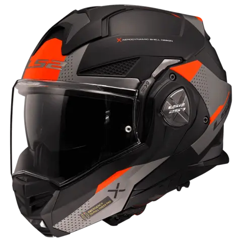 LS2 Åpningshjelm FF901 Advant X Oblivion Matt Svart/Rød