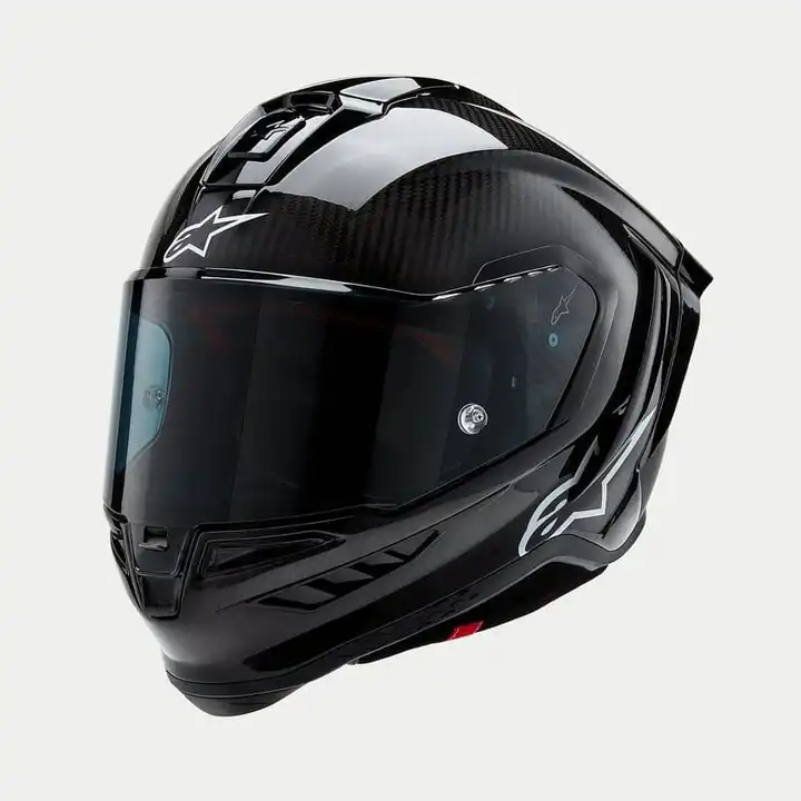 Alpinestars MC-Hjelm Supertech R10 Svart/Carb - MC-Utstyr AS