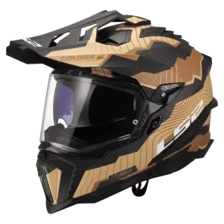 LS2 MX701 Explorer Trick Carbon Brun/Sand