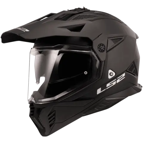 LS2 Endurohjelm MX702 Pioneer II Matt Svart