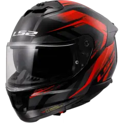 LS2 MC-Hjelm FF808 Stream II Svart/Rød