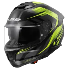 LS2 MC-Hjelm FF808 Stream II Svart/Gul