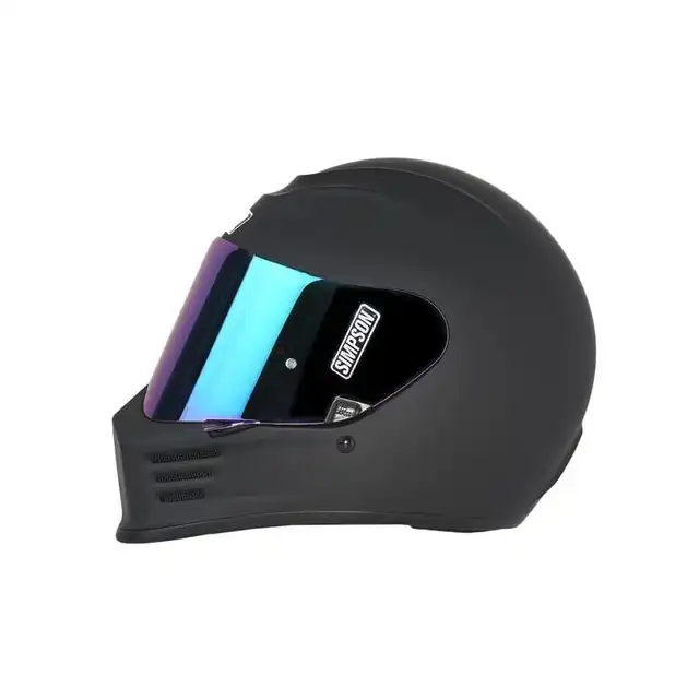 Simpson MC-Hjelm Speed Matt Svart 