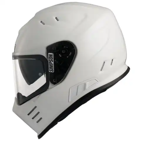 Simpson MC-Hjelm Venom Hvit