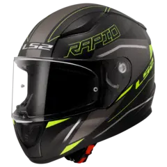 LS2 MC-Hjelm FF353 Rapid II Rokku Svart/Gul
