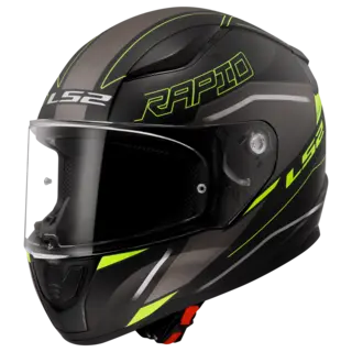 LS2 MC-Hjelm FF353 Rapid II Rokku Svart/Gul