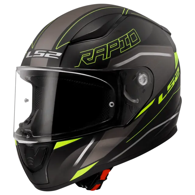 LS2 MC-Hjelm FF353 Rapid II Rokku Svart/Gul 