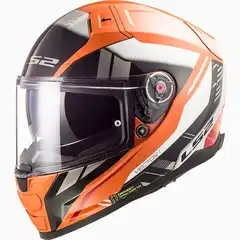 LS2 MC-Hjelm FF811 Vector II Stylus Svart/Oransje
