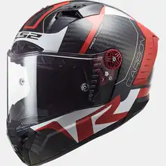 LS2 MC-Hjelm FF805 Thunder Racing Rød/Hvit