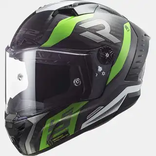 LS2 MC-Hjelm FF805 Thunder Supra Grønn/Hvit