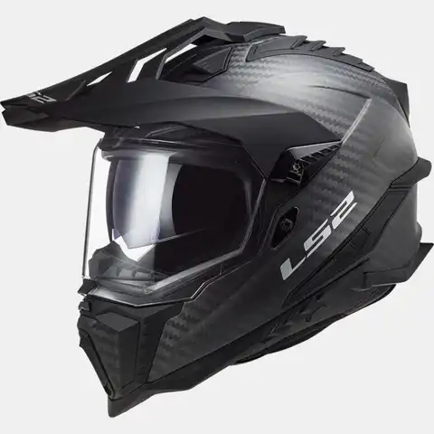 LS2 Endurohjelm MX701 Explorer Carbon Solid