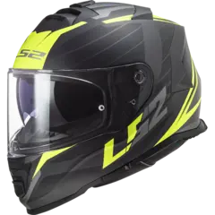 LS2 MC-Hjelm FF800 Storm II Nerve Svart/Gul