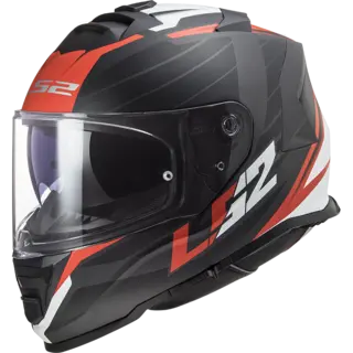LS2 MC-Hjelm FF800 Storm II Nerve Svart/Rød