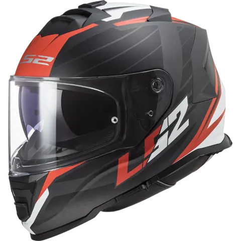 LS2 MC-Hjelm FF800 Storm II Nerve Svart/Rød