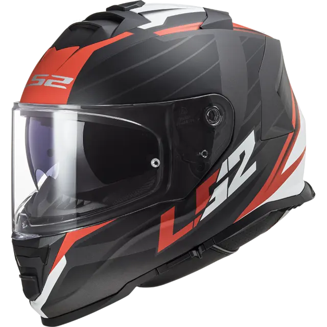 LS2 MC-Hjelm FF800 Storm II Nerve Svart/Rød 