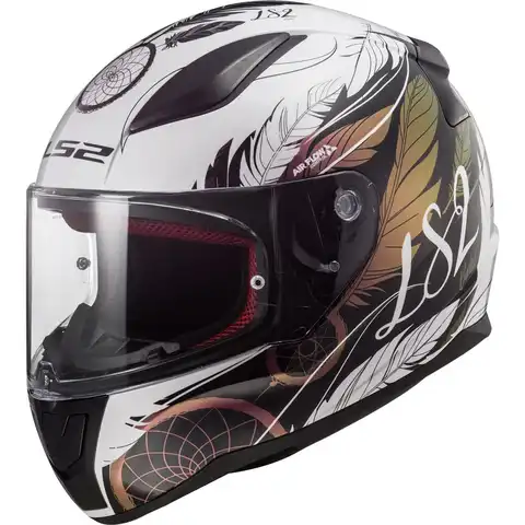 LS2 MC-Hjelm FF353 Rapid II Boho Svart/Rosa