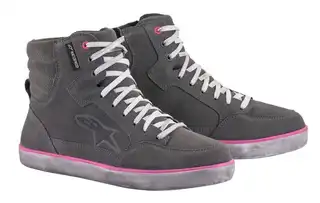 Alpinestars MC-Sko J-6 Dame WP Grå/Rosa