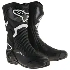 Alpinestars SMX-6 v2 MC-Støvel Svart/Hvit