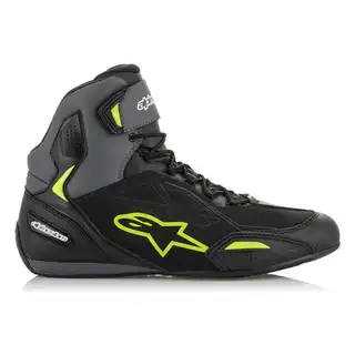 Alpinestars MC-Sko Faster 3 Drystar Svart/Gul