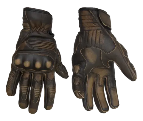 Bullfighter Cafè Racer Hanske Brun