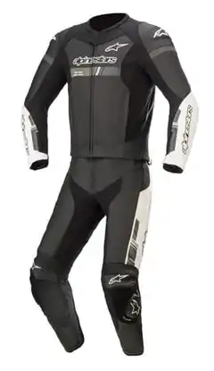 Alpinestars GP Force Chaser V2 2-Delt Svart/Hvit
