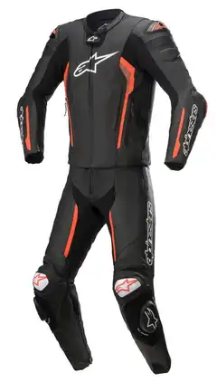 Alpinestars Missile V2 2-Delt Skinndress Svart/Rød