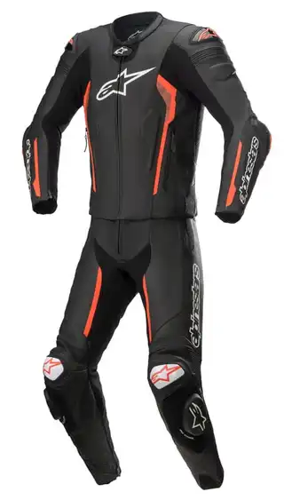 Alpinestars Missile V2 2-Delt Skinndress Svart/Rød